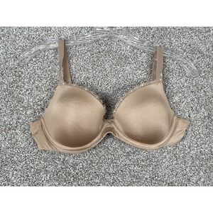 SOMA Desiree Beige Back Closure Padded Underwire Bra Size 36B